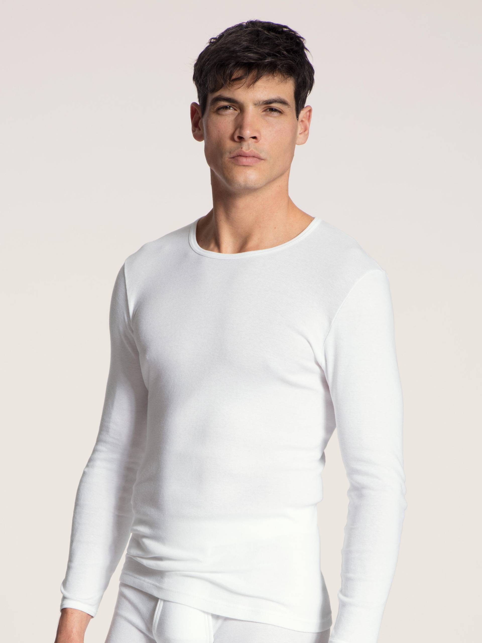 CALIDA - MEN Shirt long-sleeve white - Gr. - XXL von CALIDA