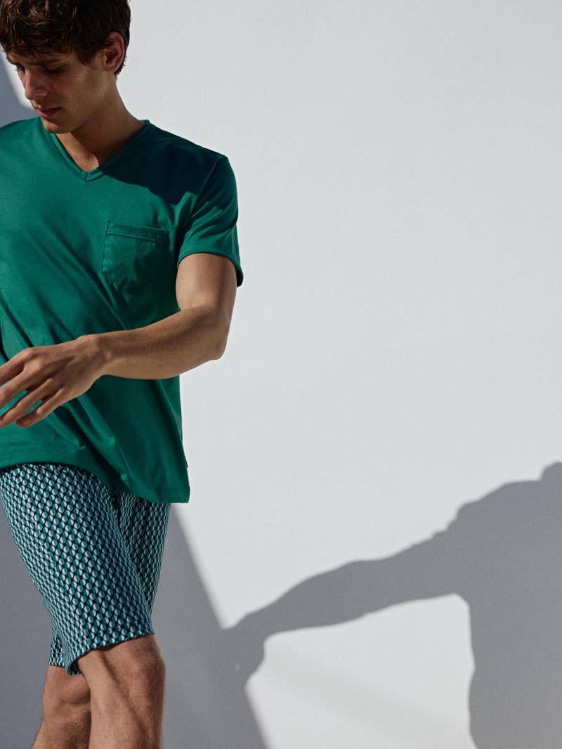 CALIDA - MEN Short pyjamas pond green - Gr. - XL von CALIDA