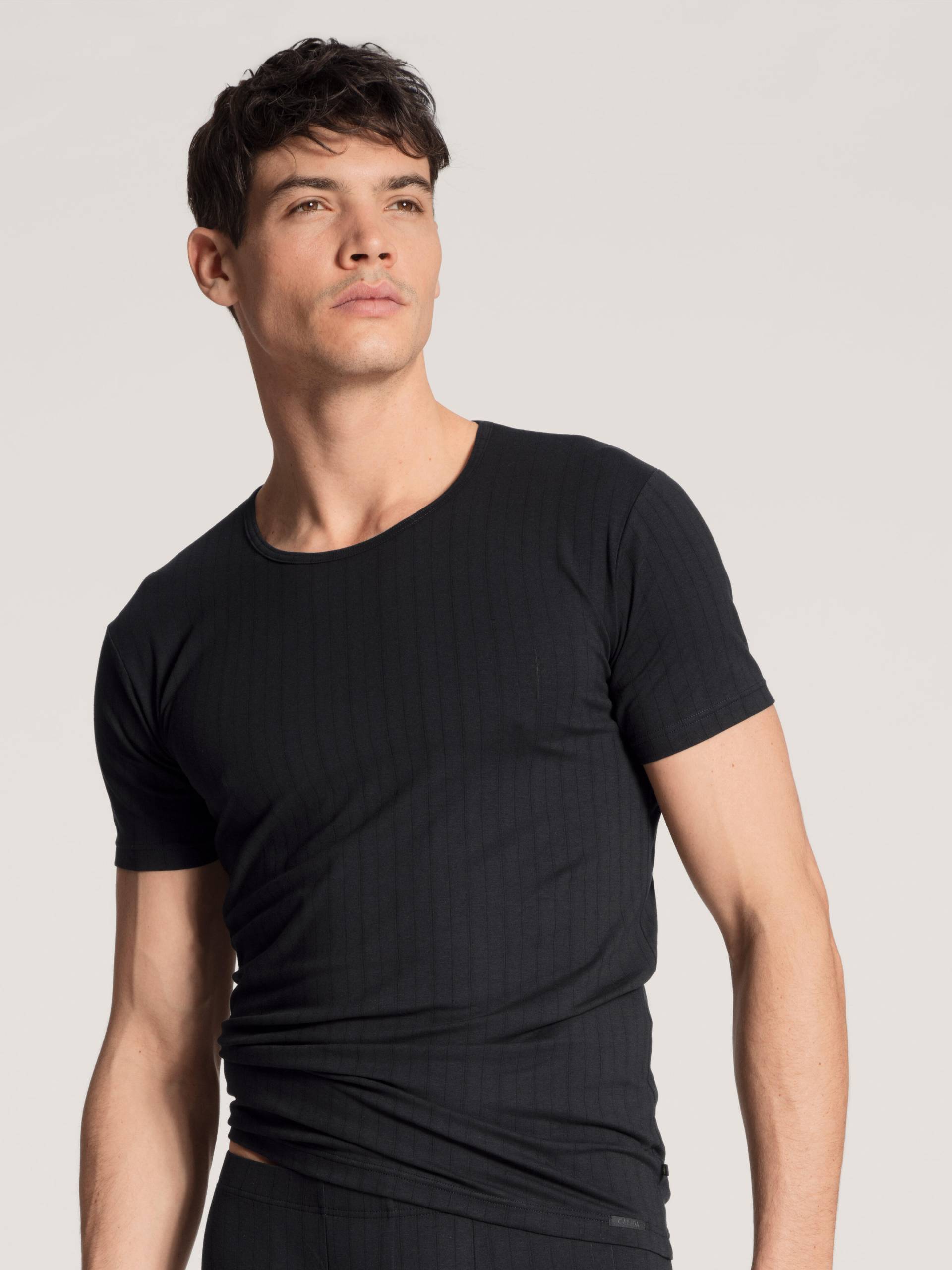 CALIDA - MEN T-shirt black - Gr. - S von CALIDA