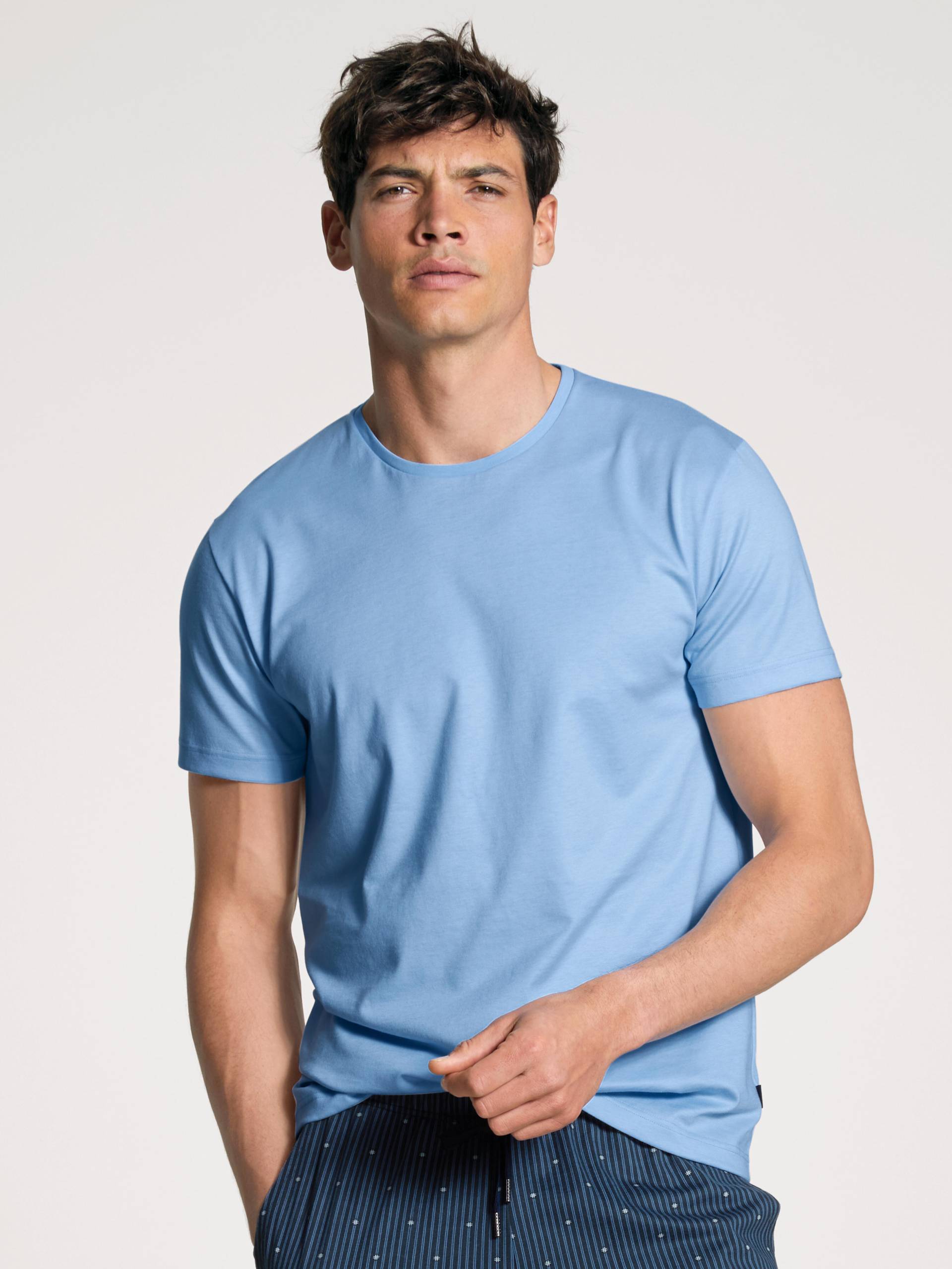 CALIDA - MEN T-shirt placid blue - Gr. - XXL von CALIDA