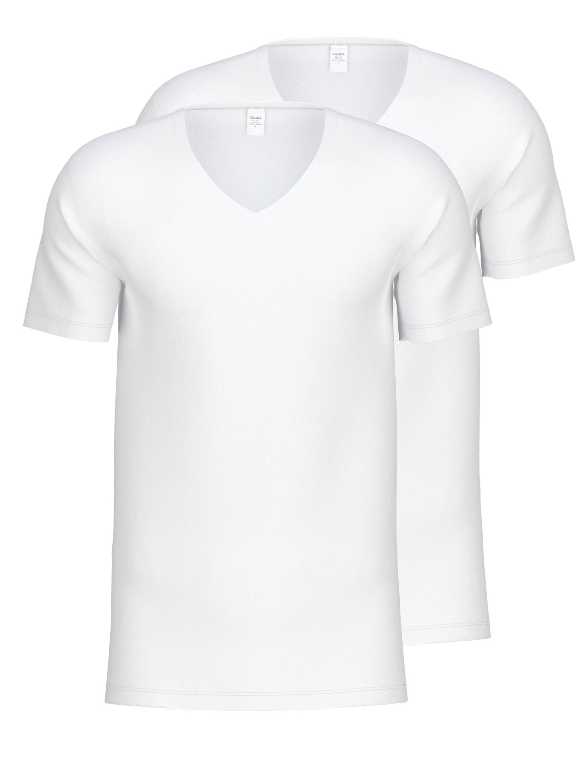 CALIDA - MEN T-shirt white - Gr. - M von CALIDA