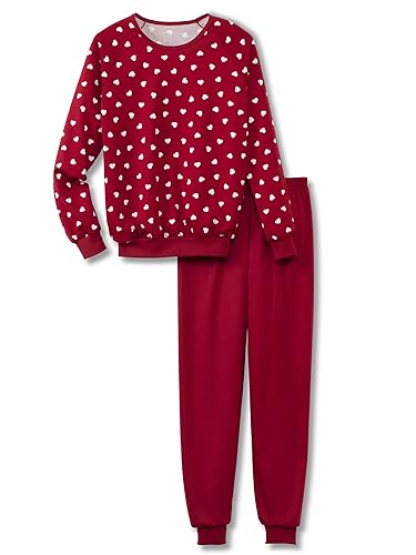 CALIDA Mädchen Family & Friends 56676 Pyjamaset, Rio Red, 128 EU von CALIDA