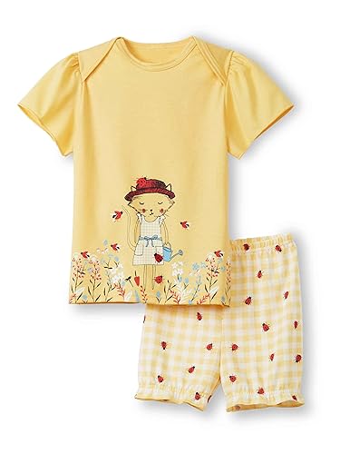 CALIDA Mädchen Toddlers Ladybird Pyjamaset, Sundress Yellow, 116 von CALIDA