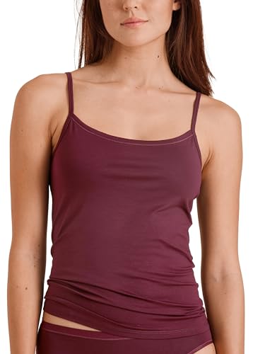 CALIDA Natural Comfort Spaghetti-Top Damen, aus hochwertiger Baumwolle, verstellbare Träger von CALIDA