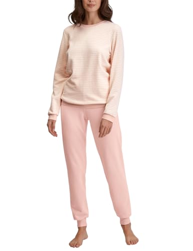 CALIDA Nightwear Xtra Bündchen-Pyjama Damen, Frottee-Qualität aus Baumwollmix von CALIDA