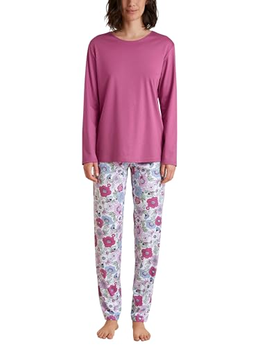 CALIDA Orient Dreams Pyjama, lang Damen, aus 100% Supima Baumwolle von CALIDA