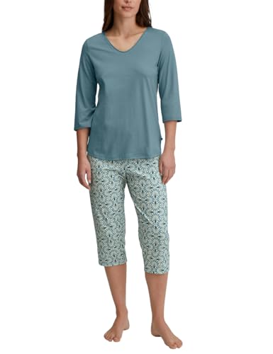 CALIDA Ornament Nights Capri-Pyjama Damen, weich, pflegeleicht von CALIDA