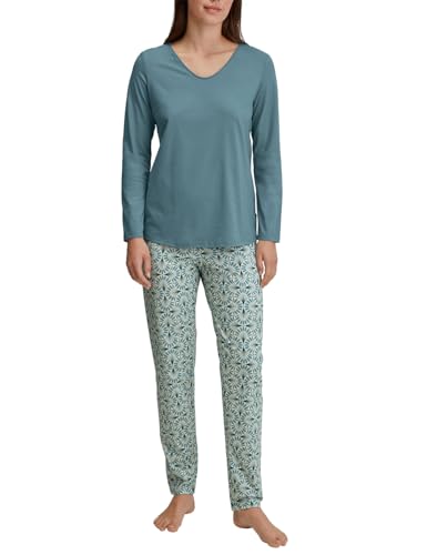 CALIDA Ornament Nights Pyjama, lang Damen, weich, pflegeleicht von CALIDA