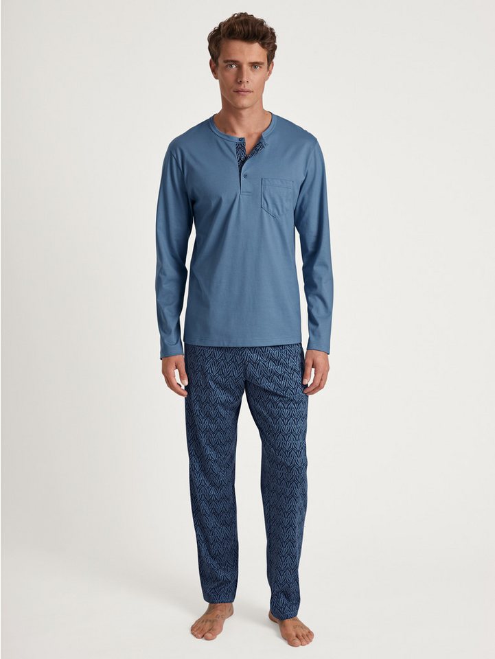 CALIDA Pyjama Relax Imprint 2 (2 tlg) mit aufgesetzer Brusttasche von CALIDA