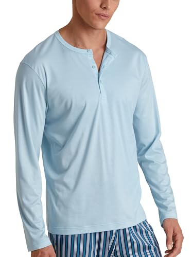 CALIDA RMX Sleep Langarmshirt Herren, temperaturausgleichend und atmungaktiv, superleichte und extrafeine Qualität von CALIDA