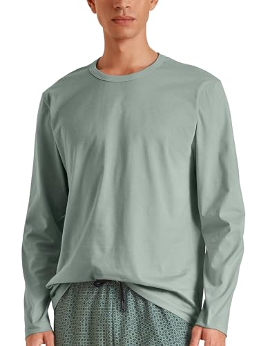CALIDA RMX Sleep Langarmshirt Herren, aus 100% Baumwolle von CALIDA