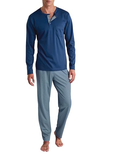 CALIDA Relax Choice Pyjama, lang Herren, 100% Swiss+Cotton-Baumwolle, pflegeleicht von CALIDA