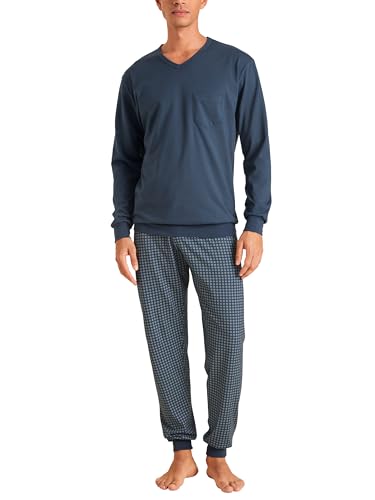 CALIDA Relax Imprint 1 Bündchen-Pyjama Herren von CALIDA