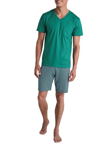 CALIDA Relax Imprint Kurz-Pyjama Herren, aus 100% Baumwolle, pflegeleicht, elastisch und formstabil, in Single Jersey CALIDA Relax Imprint Kurz-Pyjama Herren, aus 100% Baumwolle, pflegeleicht, elastisch und formstabil, in Single Jersey von CALIDA