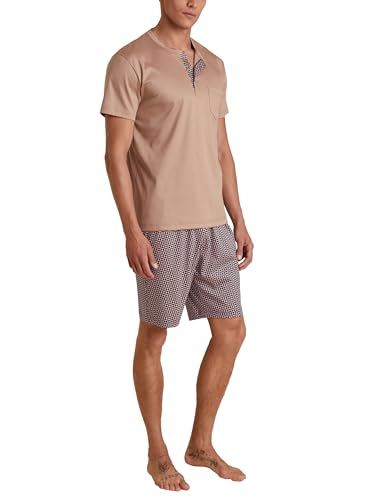 CALIDA Relax Selected 3 Kurz-Pyjama Herren von CALIDA