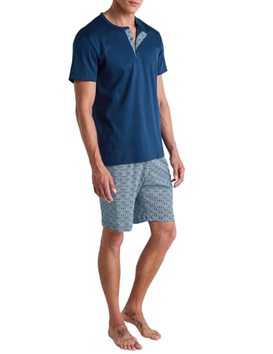 CALIDA Relax Streamline Kurz-Pyjama Herren, aus 100% Baumwolle von CALIDA