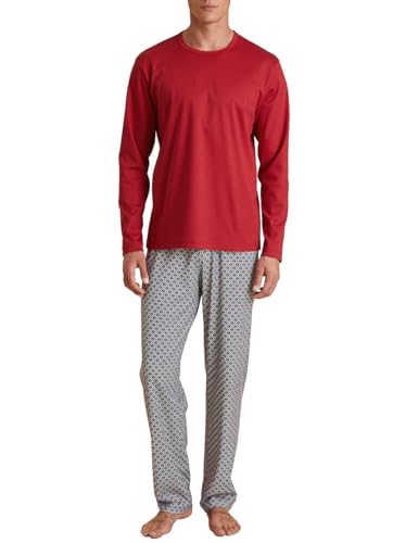 CALIDA Relax Streamline Pyjama, lang Herren, aus 100% Baumwolle von CALIDA