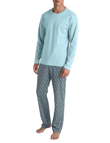 CALIDA Relax Streamline Pyjama, lang Herren, aus 100% Baumwolle von CALIDA