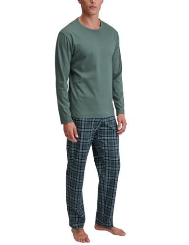 CALIDA Relax Streamline Pyjama, lang Herren, aus 100% Baumwolle von CALIDA