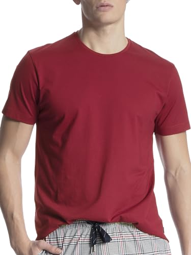CALIDA Remix Basic Sleep T-Shirt Herren, aus 100% Baumwolle, Rundhalsausschnitt von CALIDA