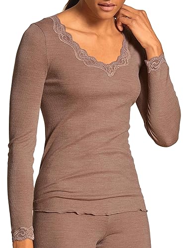 CALIDA Richesse Lace Langarm-Shirt aus Wolle & Seide Damen von CALIDA