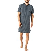 CALIDA Herren Schlafanzüge blau Jersey-Baumwolle Gestreift Comfort Fit von CALIDA