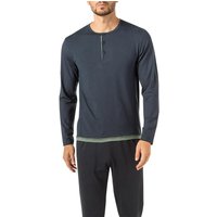 CALIDA Herren Longsleeve grau Modal unifarben von CALIDA