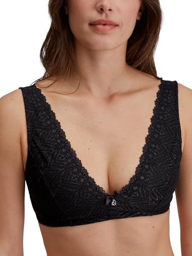 CALIDA Seduction Lace Soft-BH Damen, bügellos, Spitze mit schimmerndem Effekt von CALIDA