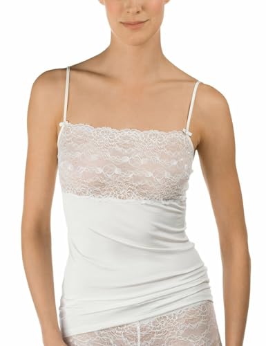 CALIDA Sensual Secrets Spaghetti-Top Damen, Brustbereich komplett aus zarter, semitransparenter Spitze, verstellbare Träger von CALIDA