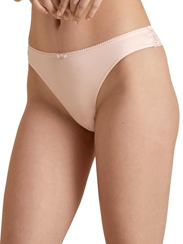CALIDA Sensual Secrets String Damen, Low Cut, aus feinster Baumwolle, Rückseite aus transparenter Spitze von CALIDA