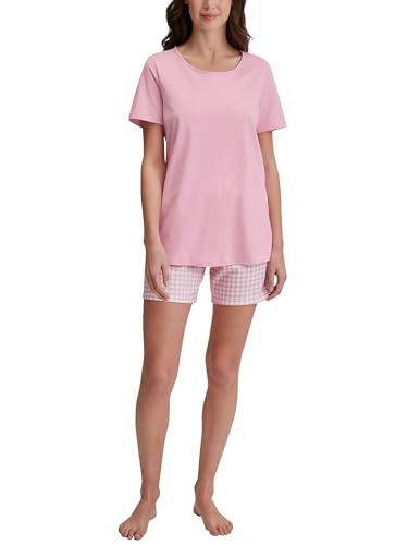 CALIDA Shell Nights Kurz-Pyjama Damen, aus 100% Baumwolle von CALIDA