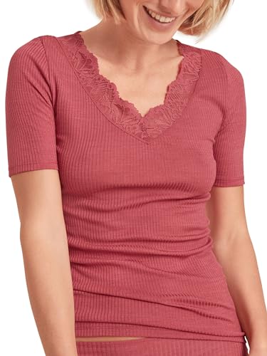 CALIDA Silky Wool Joy Kurzarm-Shirt aus Wolle-Seide Damen von CALIDA