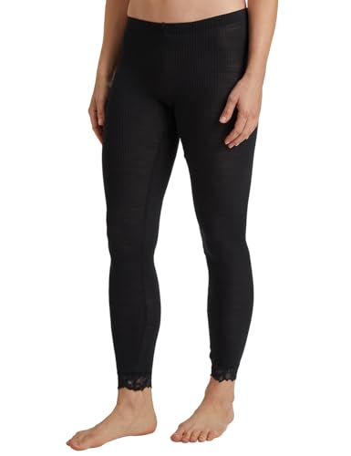 CALIDA Silky Wool Joy Leggings Damen, aus Wolle-Seide, Feinripp, temperaturausgleichend und geruchsneutralisierend von CALIDA