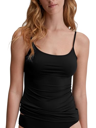 CALIDA Sleek Skin Spaghetti-Top Damen, verstellbar Träger, formstabil, atmungsaktiv von CALIDA