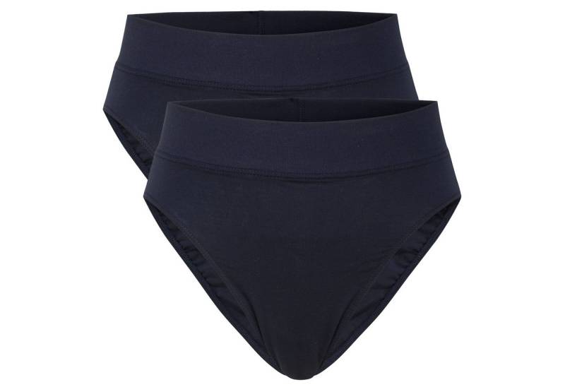CALIDA Slip Damen Slip 2er Pack Baumwolle Elastic High Waist (Packung, 2er Pack) von CALIDA