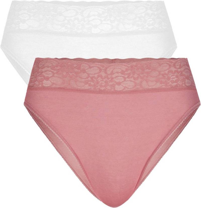 CALIDA Jazz-Pants Slips Iconics (2er Pack) mit hochwertiger Lycra-Spitze am Bund von CALIDA