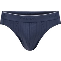 CALIDA Herren Slip blau Baumwolle unifarben von CALIDA