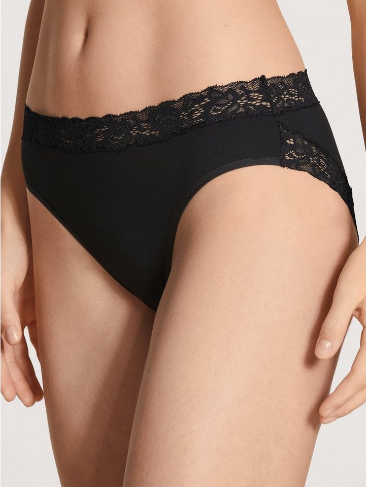 CALIDA Slip Natural Comfort Lace verspielte Spitze, Regular-Cut, elastischer Single Jersey, weich von CALIDA