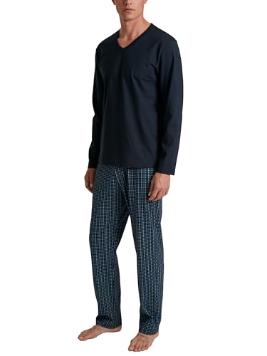 CALIDA Cotton Special Pyjama, lang Herren, aus 100% Baumwolle von CALIDA
