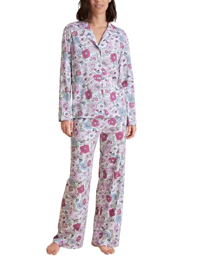 CALIDA Spring Flower Dreams Pyjama, durchgeknöpft Damen von CALIDA