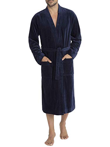 CALIDA Herren Unterwäsche After Shower, blau aus 100% Baumwolle, mit praktischen Taschen, Größe: 52/54 von CALIDA