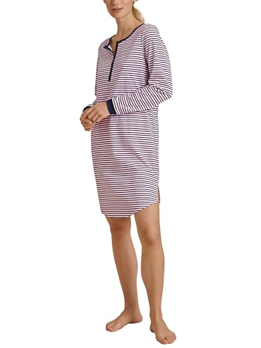 CALIDA Sweet Dreams Langarm-Nachthemd Damen, Länge 95cm, aus 100% Baumwolle von CALIDA