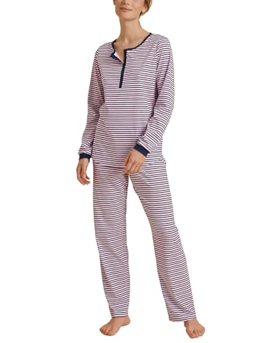CALIDA Sweet Dreams Pyjama, lang Damen, aus 100% Baumwolle von CALIDA