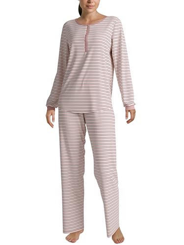 CALIDA Sweet Dreams Pyjama, lang Damen, aus 100% Baumwolle von CALIDA