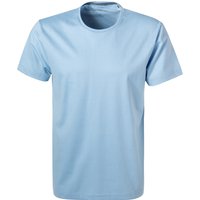 CALIDA Herren T-Shirt blau Baumwolle unifarben von CALIDA