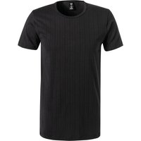 CALIDA Herren T-Shirt schwarz Baumwolle unifarben von CALIDA