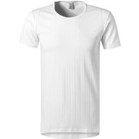 CALIDA Herren T-Shirt weiß Baumwolle unifarben von CALIDA