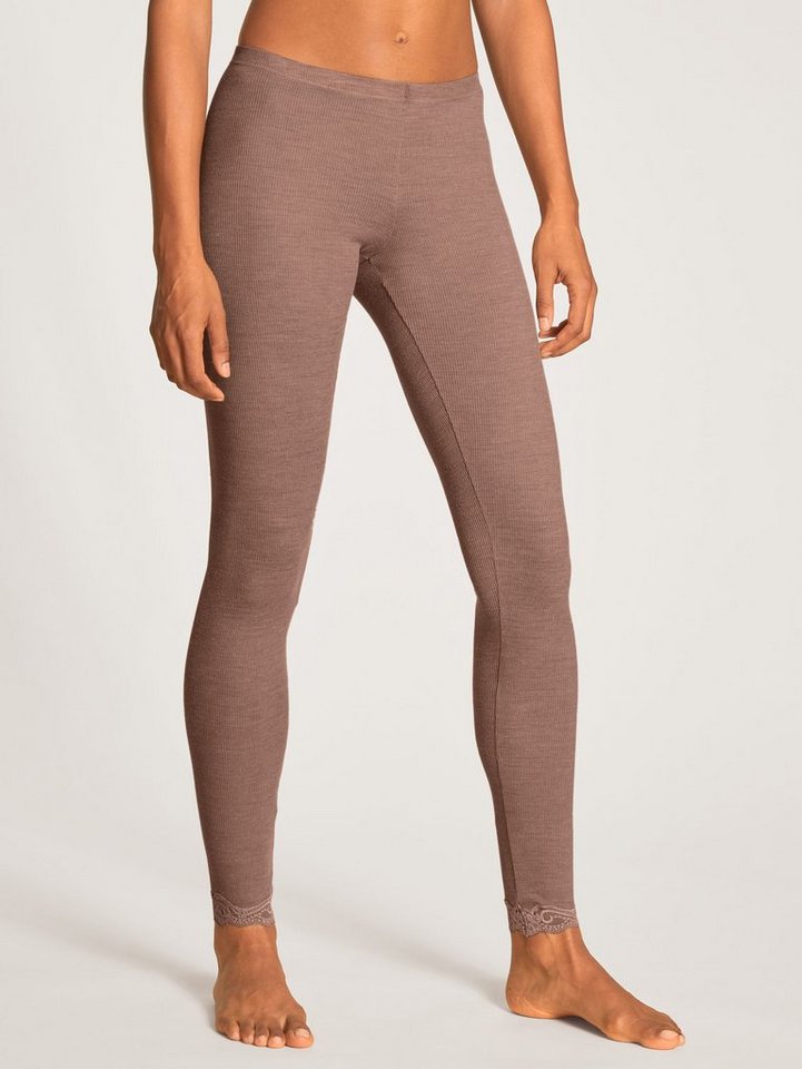 CALIDA Thermoleggings Calida Wolle/Seide Leggins 27991 truffle brown (1 Stück, 1-tlg., 1 Stück) von CALIDA