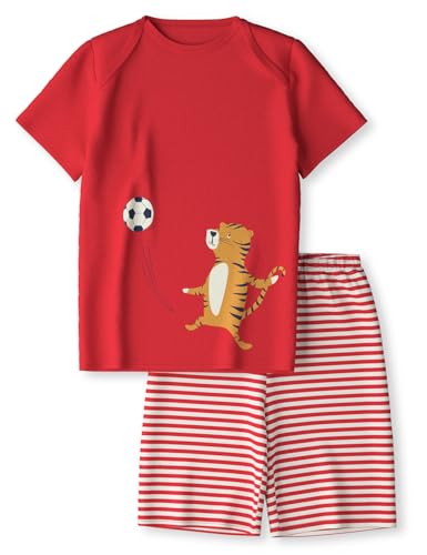 CALIDA Toddlers Kurz-Pyjama Kinder, aus 100% weicher Bio Baumwolle, natürliche Temperaturregulierung, pflegeleicht von CALIDA
