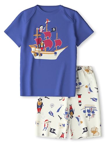 CALIDA Toddlers Kurz-Pyjama Kinder, aus 100% weicher Bio Baumwolle, natürliche Temperaturregulierung, pflegeleicht von CALIDA